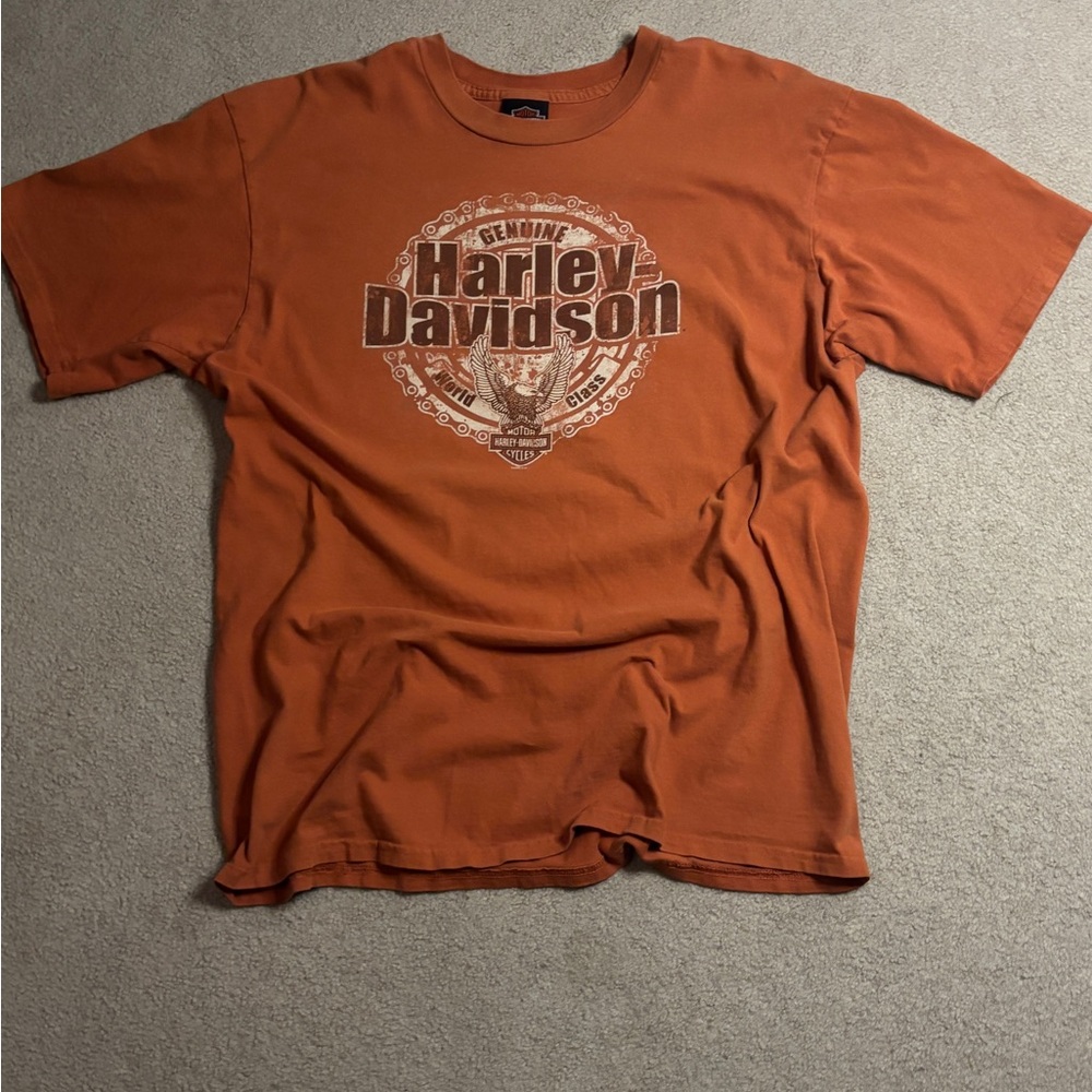 Black Hills Harley-Davidson Men's Orange T-Shirt